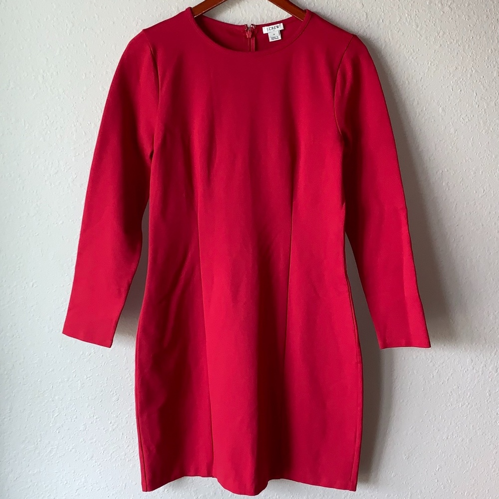 J. Crew red dress